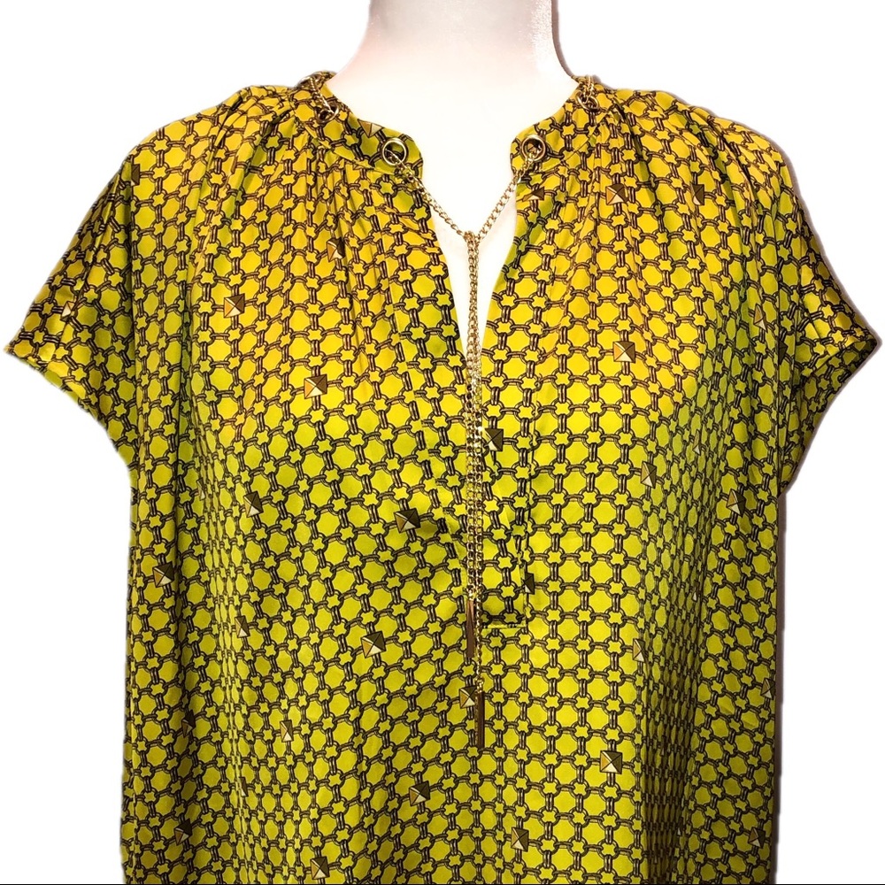 NWOT: Michael Kors Blouse with Removable Lariat